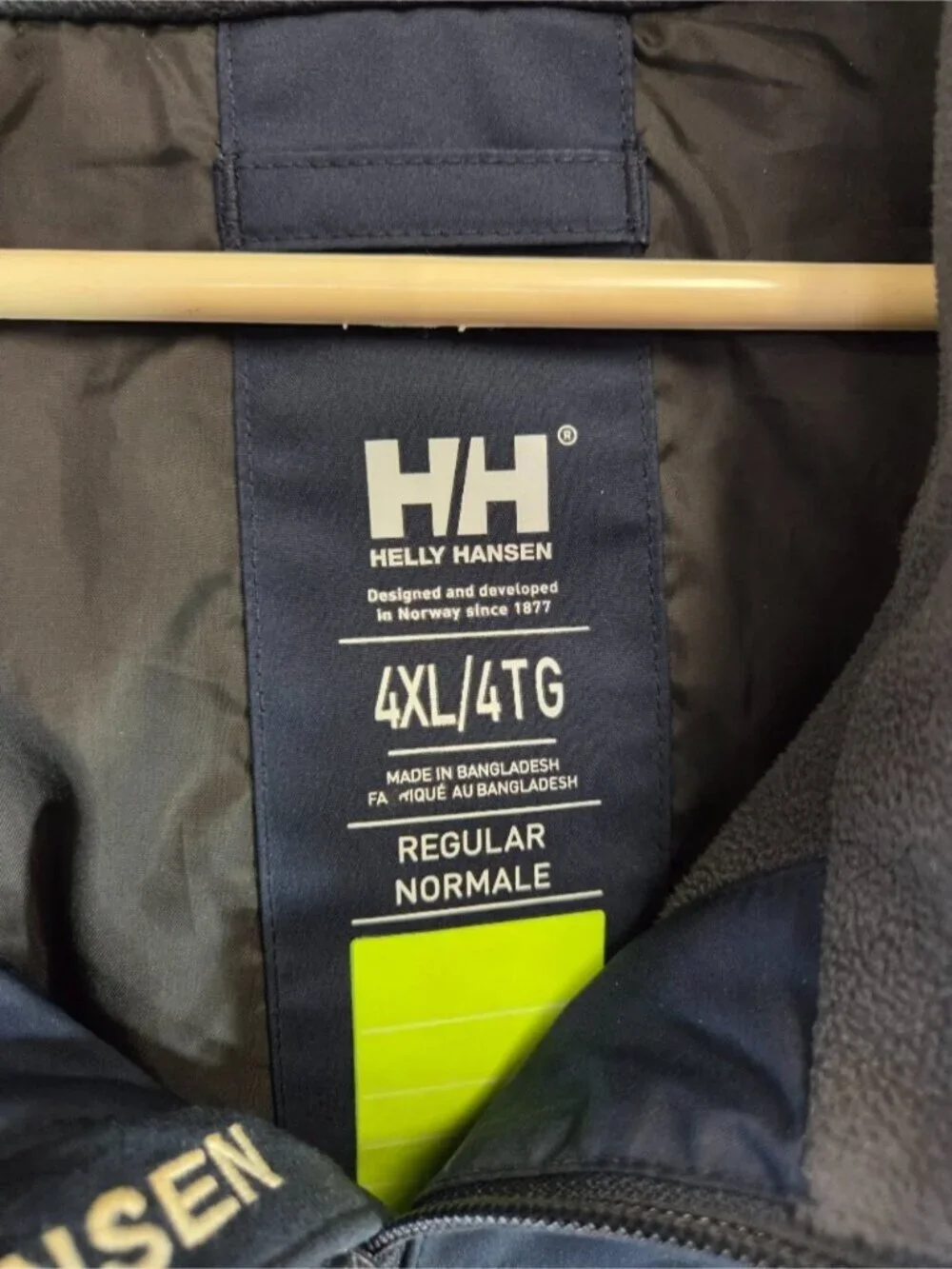 Helly Hansen Mens Midlayer Jacket Blue Size 4XL Big & Tall